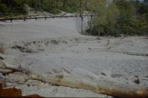 Erosion at base of new beach road
